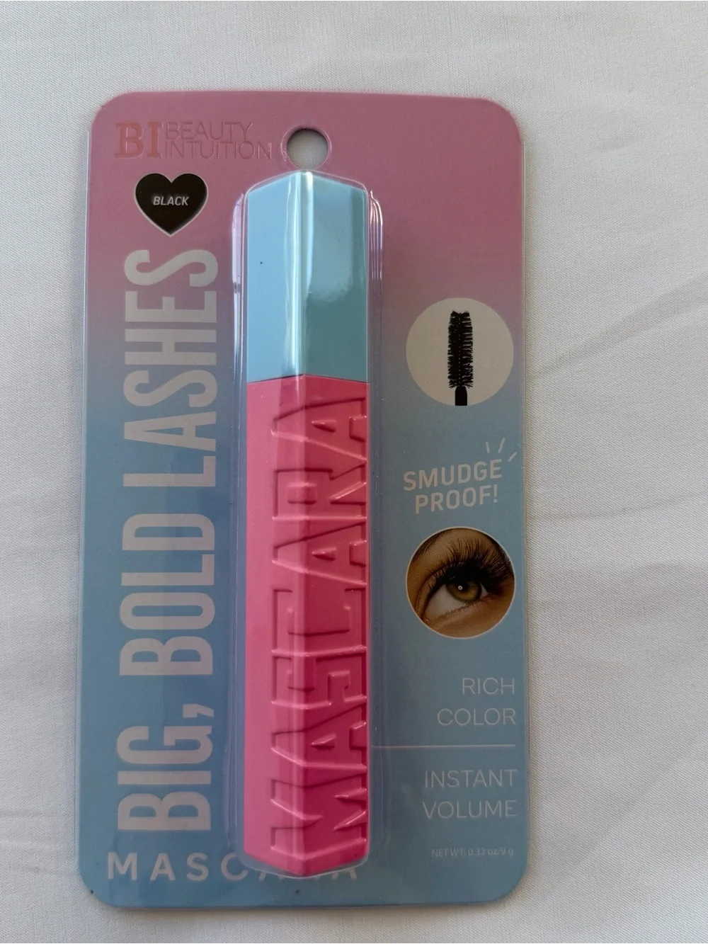 Beauty Intuition Big Bold Mascara Black Smudge Proof Volume Lash